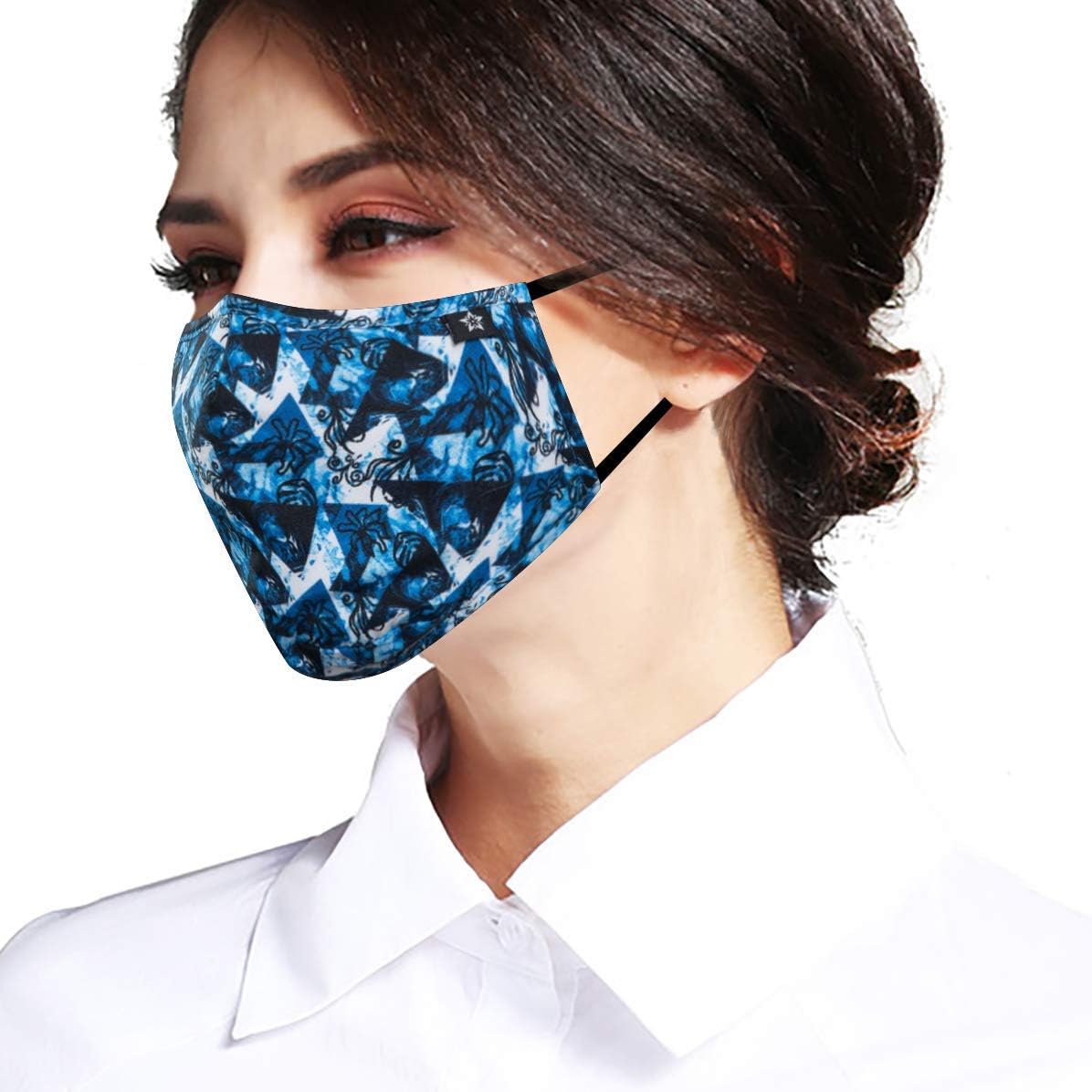 Anti Pollution Breathable Respirator Mask Washable and Reusable Comfy Cotton Adjustable Mask Protection from Dust Full Seal Mask for Men & Women
