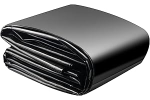 SDLDEER Pond Liner, 20 Mil HDPE Pond Liners for Outdoor Ponds, 20 X 26ft Large Size Plastic Pond for Garden Landscape, Aquaculture, Pond, Construction Site