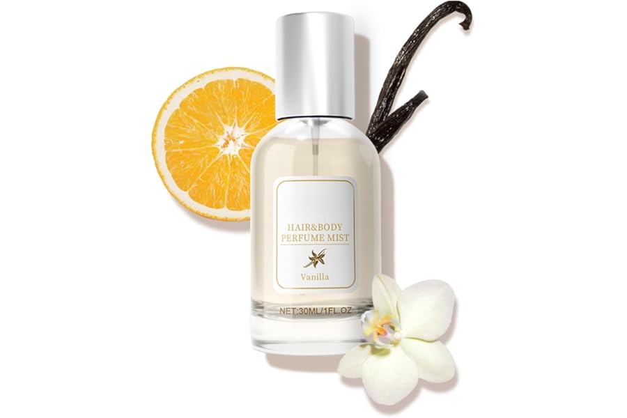 Mxvbaty Hair Perfume for Women Vanilla Pheromone, Hair & Body Shine Spray Nourishing and Hydrating Mist Fragrance, Eau Parfum Long Lasting & Add Shine Portable, Light Perfume, 30 ml