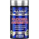 ALLMAX Essentials Fadogia Agrestis - 120 Capsules - Men’s Health Supplement - Supports Natural Testosterone, Enhances Libido & Promotes Muscle Growth - 120 Servings
