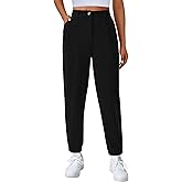 PRETTYGARDEN Women's Pants Dressy Casual 2025 Fall Elastic High Waisted Work Office Corduroy Trouser Slacks with Pockets