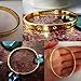 GuqiGuli 14k Yellow Gold Plated Fashion Idiom Hinged Bangle Bracelets for Women and Girls, 7
