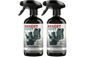 Arrest My Vest Military and Police Grade Odor Eliminating Spray for Body Armor, Tactical Gear. Safe on K9's, ballistic vests 