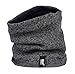 HEAT HOLDERS Thermal 2.6 tog Fleece Snood Full Balaclava Neck Warmer Men's Black or Grey (Gray)