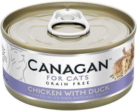 Canagan Avec Gamelle Pour Chat Sans Cereales Chicken With Duck 75 G X 6 Pieces Amazon Fr Animalerie