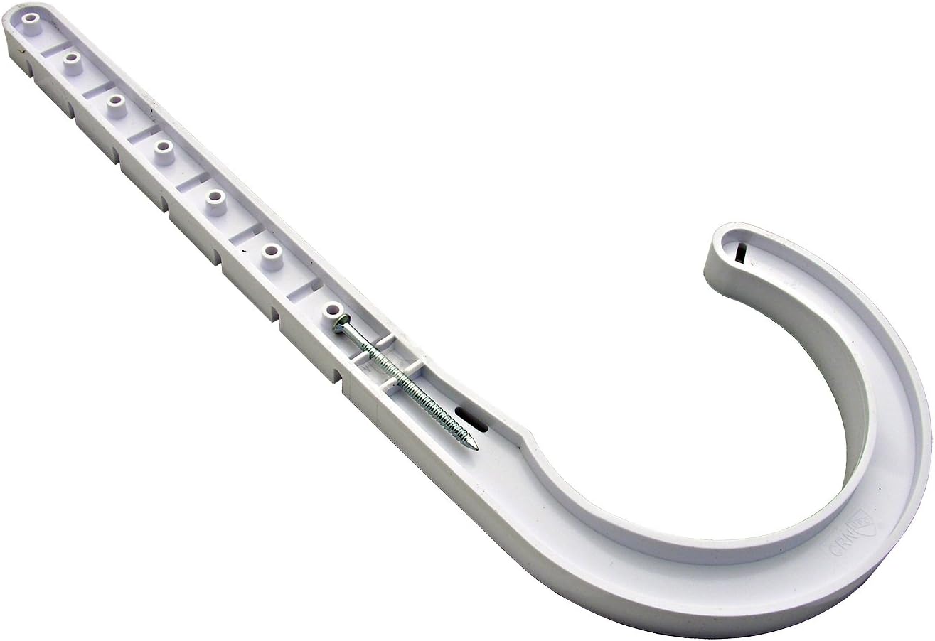 LASCO 131876 Plastic JHook Pipe Hanger for Plastic DWV Pipe, 4Inch