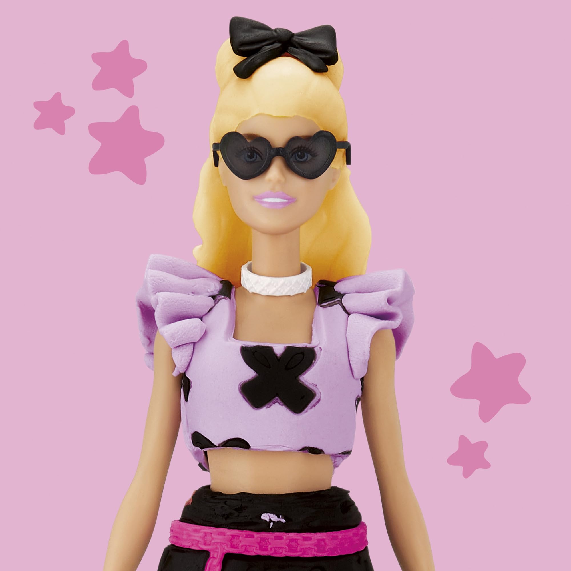 Play-Doh Barbie Designer Fashion Show Set, Make Doll Clothes with 21 Fashion Accessories & Modeling Compound, Kids Arts & Crafts for Girls & Boys 5+