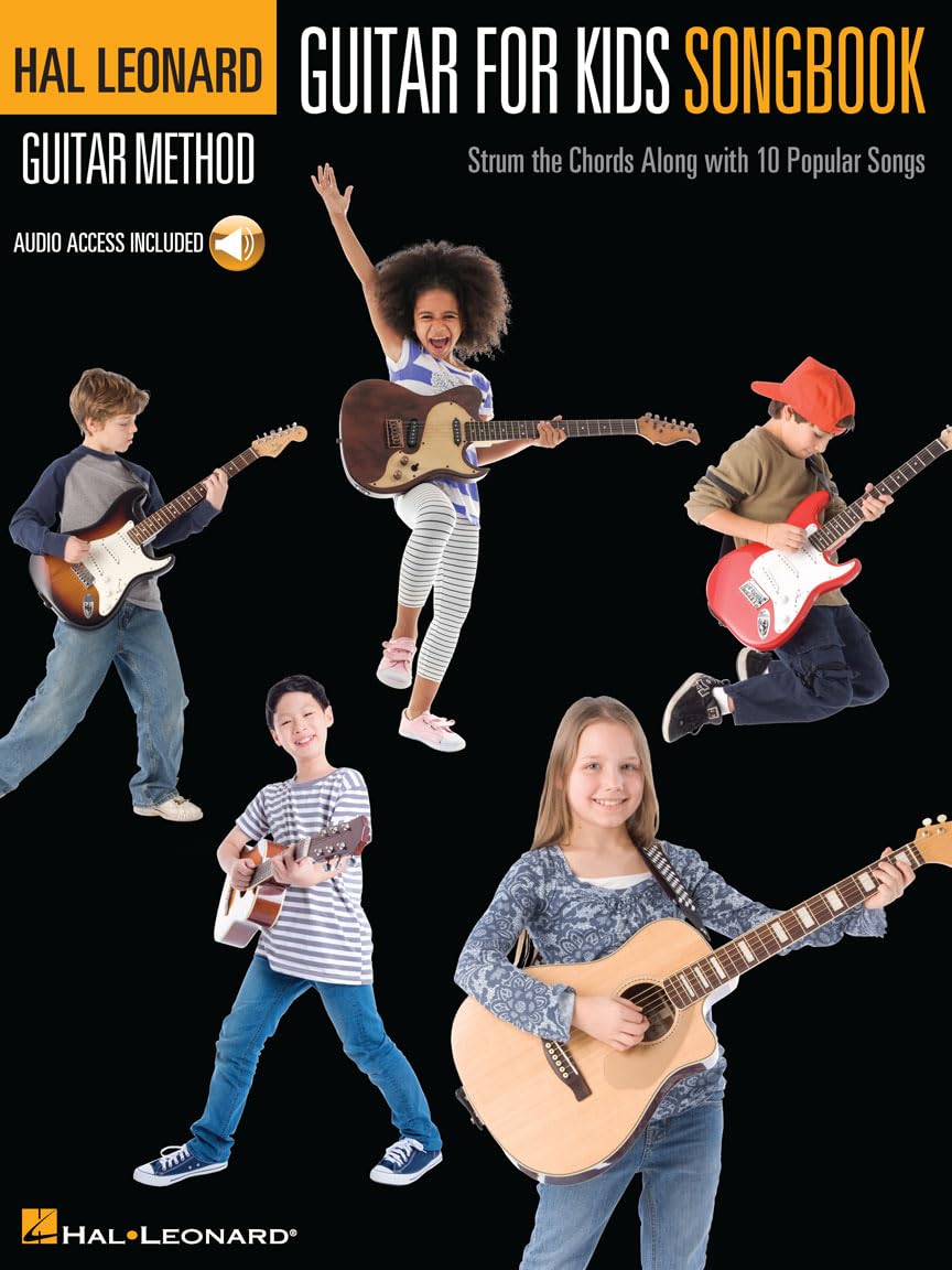 Hal Leonard Guitar Method Guitar For Kids Songbook Gtr Book/Cd: Strum the Chords Along with 10 Popular Songs (Hal Leonard Guitar Method (Songbooks))