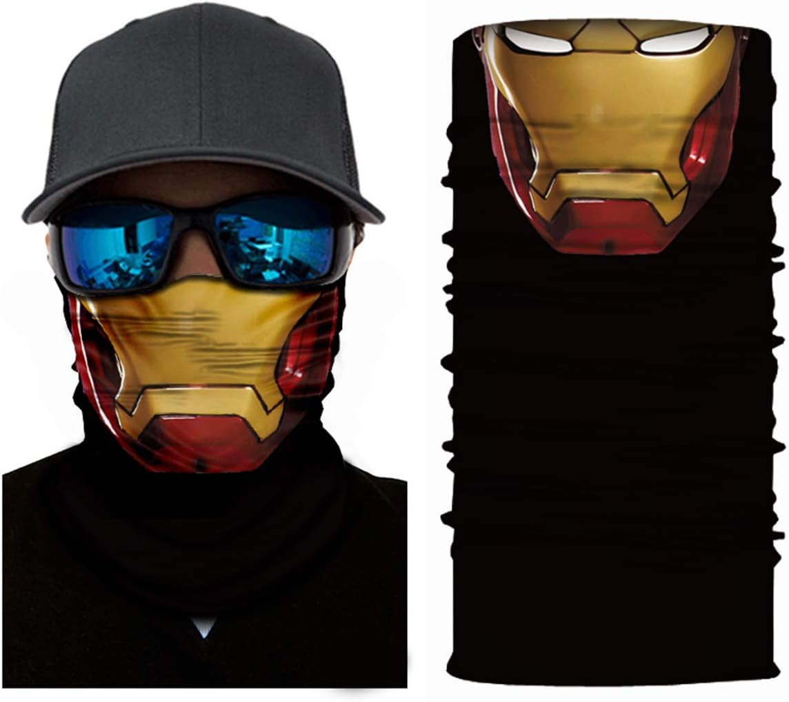 3D Multifunctional Protective Face Mask Cycling Scarf Outdoor Face Shield Headwear Windproof Hiking Headband Running Head Wrap Skiing Warm Neck Gaiter Snowboarding Bandana Balaclava UV Protection