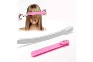 MAIPAY Professional Hair Cutting Tools,Easy-to-Use Split Ends Hair Trimmer,Hair Ccutting Guide for Women,DIY Home Hair Cutting Kit for Bangs, Layers, Bobs,Practical Hair Cutting Clip,Pink