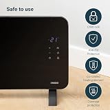 Princess Smart Connected Electric Heater Glass Panel 1500W Black App Voice view 7