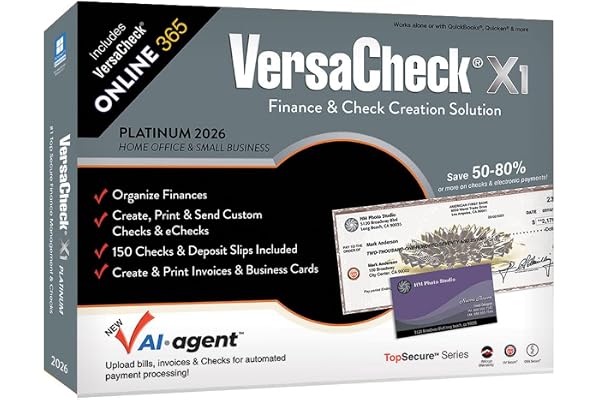 VersaCheck X1 Platinum 2026 + VersaCheck ONLINE Platinum 1yr Sub Bundle