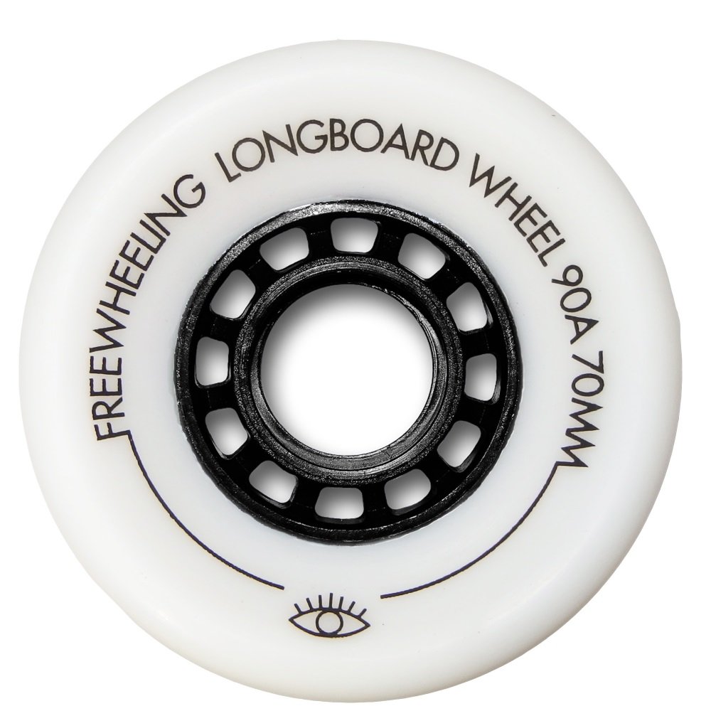 FreeWheeling lot de 4 roues longboard wheels 70 mm 90A pour Square