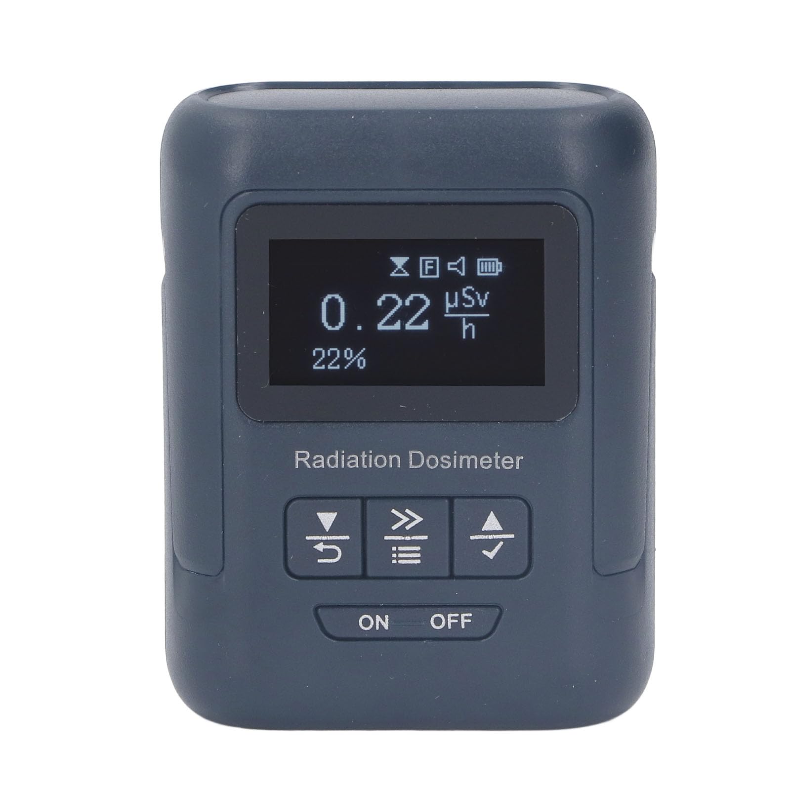 Dosimeter Geiger Counter, Alpha Beta Gamma X Ray Tester, Automatic Alarms for Manual Thresholds Pressure Resistant Fall Resistant