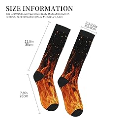 aipoase Fire Compression Socks Knee High