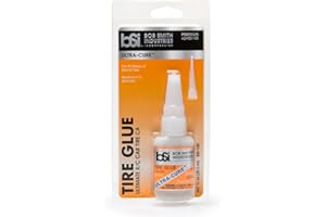 Bob Smith Industries BSI-130 Ultra-Cure™ Tire Glue - Clear Cyanoacrylate Adhesive for RC Tires, Rubber, and High-Stress Bonds (1 oz)