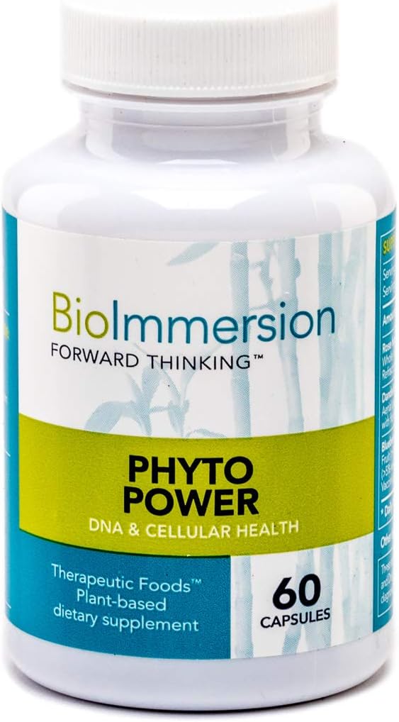 BioImmersion - Phyto Power - DNA & Cellular Integrity. Potent phytonutrients for Anti-Aging* - 60 Capsules