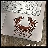 Rohirrim of Rohan Vinyl Decal | Lord of the Rings LOTR JRR Tolkien Gandalf Frodo Bilbo Baggins Sam Merry Pippin Legolas Gimli | Cars Trucks Vans Laptops Cups Tumblers Mugs | Made in the USA