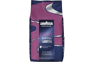 Lavazza Gran Riserva Filtro Whole Bean Coffee Dark Roast 2.2LB Bag, 100% Natural Arabica, Authentic Italian, Cocoa and Carame