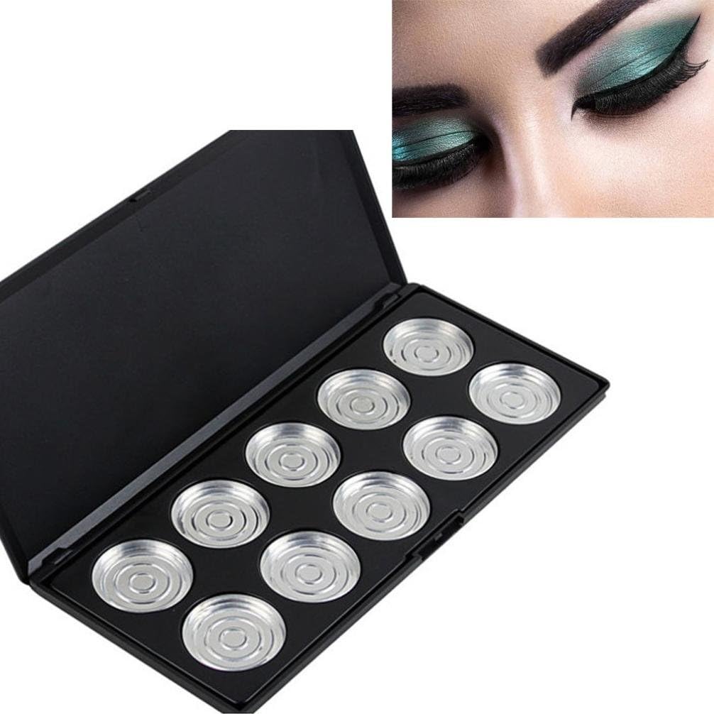 RNTOP 10/28 Piece Pans Empty Eye Shadow Eyeshadow Firm Palette Case Makeup Tool (B)