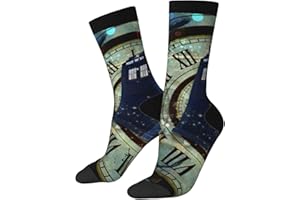 Doctor Dr Who Police Box Mice High Ankle Crew Socks Casual Mid Calf Dress Socks Long Tube Socks For Men Women