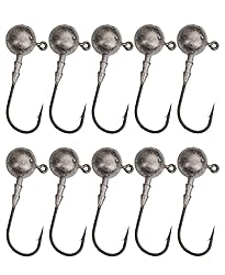 Laxygo 10pcs/Pack Fishing Jig Head Hooks Lead Jig
