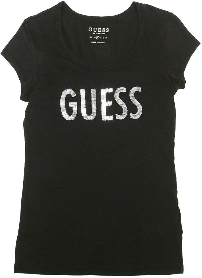guess logo tee