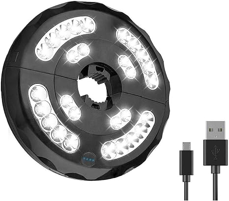 Inquiry Rechargeable Patio Umbrella Light 3 Brightness Modes Cordless 28 Led Lights Built In Li Ion Battery With Usb Android Cable Umbrella Pole Light For Camping Tents Or Indoor Use Amazon Com