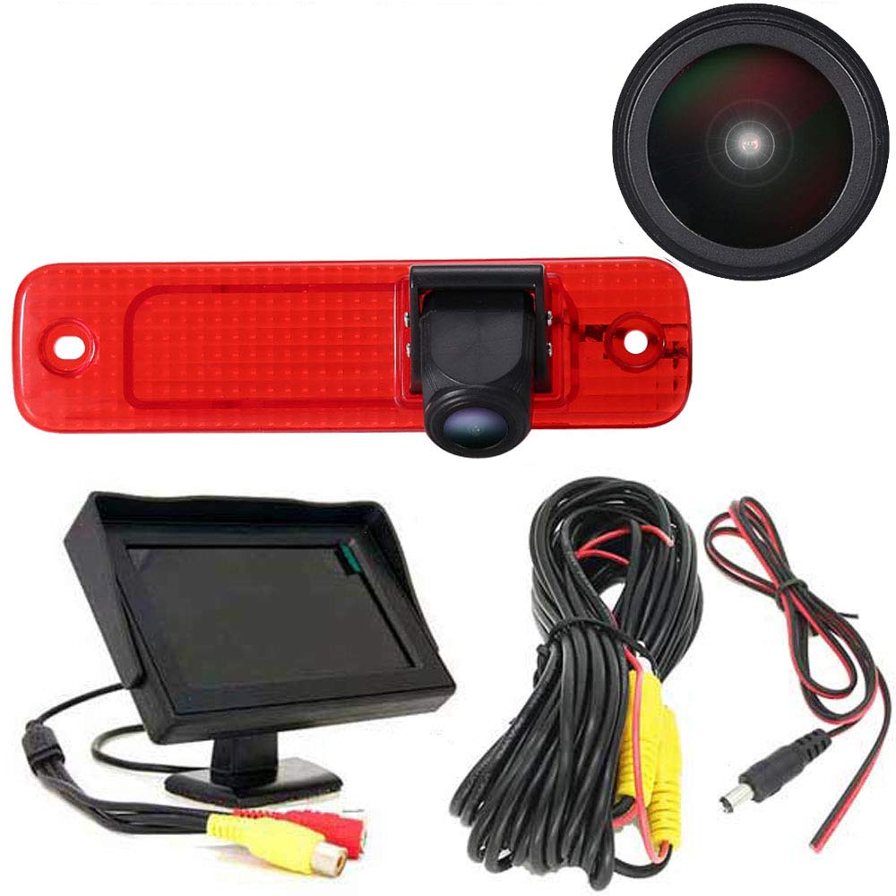 HD IP68 1280 * 720 pixels 1000 TV lines Top Lamp Brake light Rear View Rear View Camera Can Adjust the angle Night Vision Infrared for Ford Transit Transporter Van 3/MK7 Turner/Furgon MK4