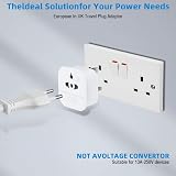 Herfair European to UK Plug Adapter 13A 250V Worldwide to UK Travel view 8