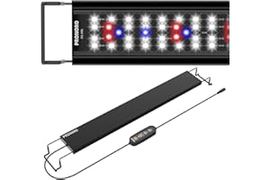 PRONORO Aquarium Light, LED Full Spectrum Freshwater Aquarium Lights, Daylight/Moonlight Mode and stepless dimmable, Fish Tank Light with 6h/9h/12h Timer and Auto ON/Off (G 24-29 in)