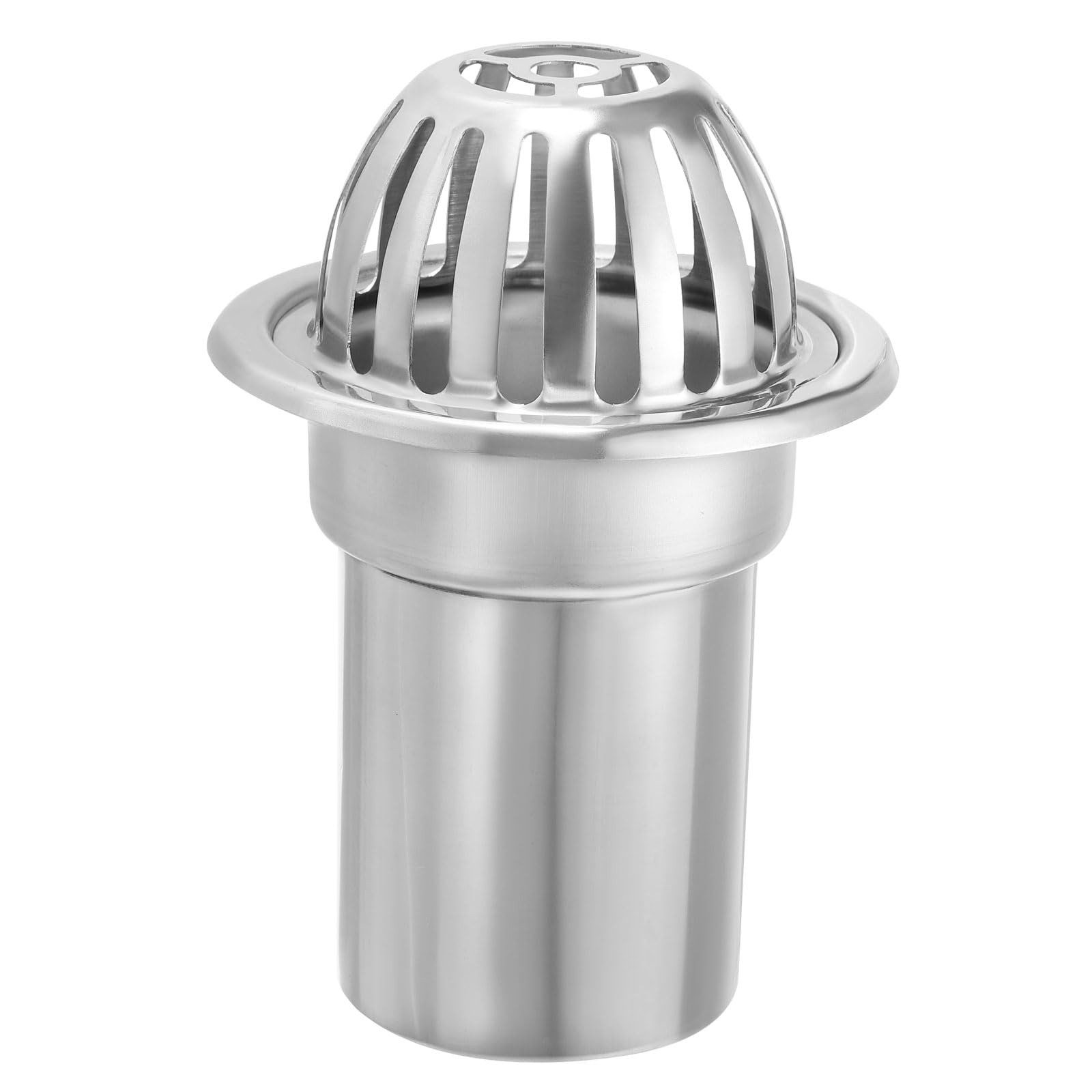 PATIKIL Dome Gutter Guard, Stainless Steel Downspout Strainer, Anti-Blocking Strainer Floor Line Gutter Cleaning Tool for Balcony Garden Patio, 4 Inch