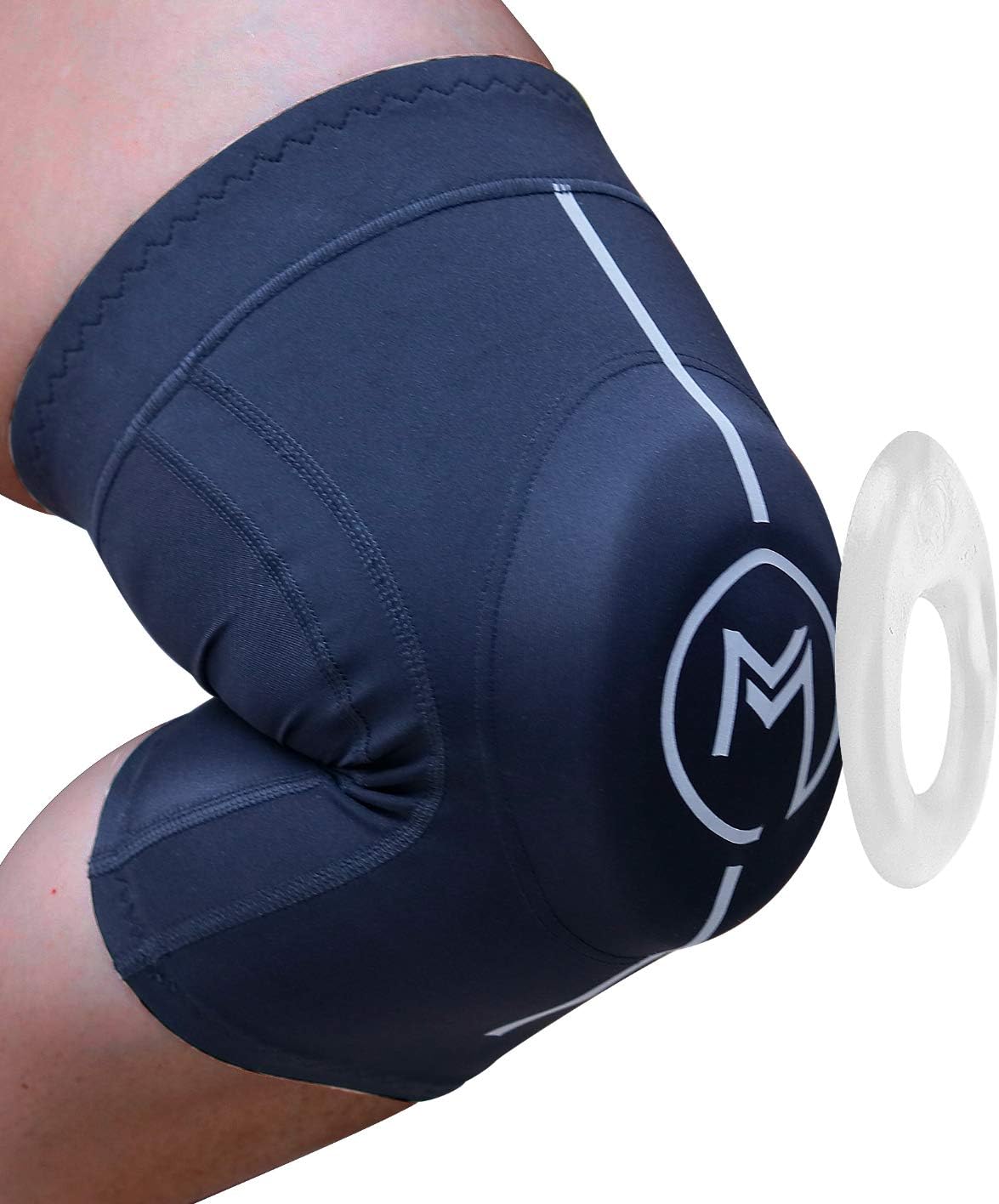 Knee Compression Sleeve - Knee Brace with Patella Gel Pads - Knee Support for Men & Women Meniscus Tear Arthritis Joint Pain Relief Injury Recovery Single Pack: Industrial & Scientific