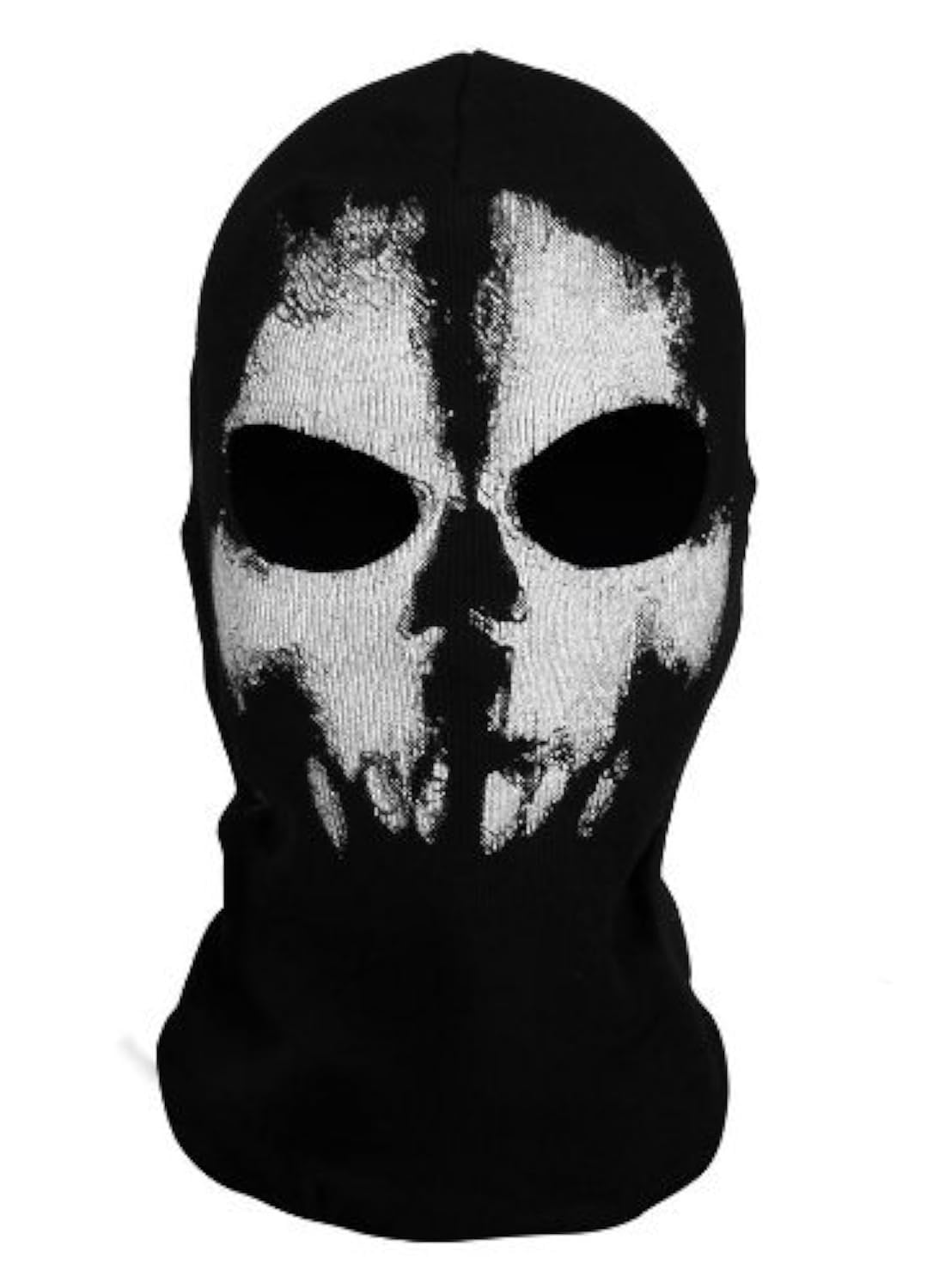 Photo 1 of 100% Cotton Surprise Skull Ghost Motorcycle Bike Riding Face Mask, Black
