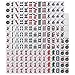 American Mahjong Set with 4 PUSHERS / RACKS COMBO in ALUMINUM CASE (WESTERN Mah jongg 166 Tiles)