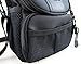 co2Crea(TM) Black Soft Nylon Digital Camera Case Bag Cover Pouch for Canon Powershot SX530 SX60 SX520 SX510 HS SX400 is EOS Rebel Series DSLR with 18-55mm Lens kit