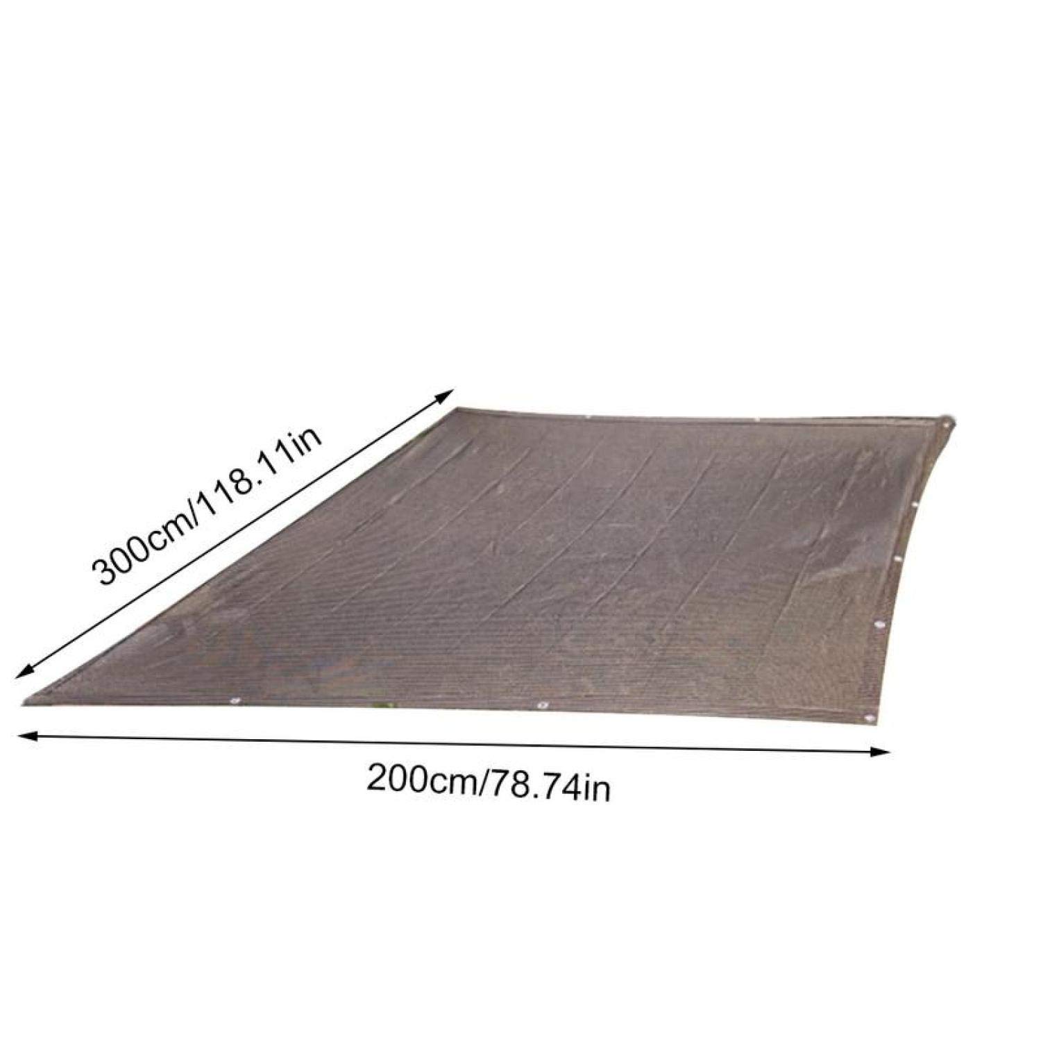 Amazon Com Benjamin Wyat T Sunblock Shade Sail Brown Curtain