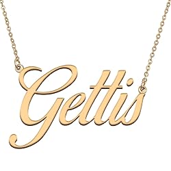 HUAN XUN Customized Custom Simple Any Name Necklace