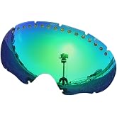 ZERO TECH BASE Compatible Replacement Lens for Oakley A FRAME 1.0 Snow Goggles Mirror type