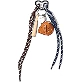 Unique Keychain Designer Rope Bag Charms for Handbag - Cute Teddy Bear Purse Charm - Leather Dachshund Accessory