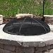 Sunnydaze Fire Pit Spark Screen Cover, Outdoor Heavy Duty Round Firepit Lid Protector, 30 Inch