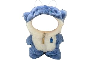 BALABOLA Clothes for 17cm Doll(Clothes Only)– Shark Overall Costume for a Fun Dressed-Up Look – Handmade Outfit Fashion Accessories for Doll