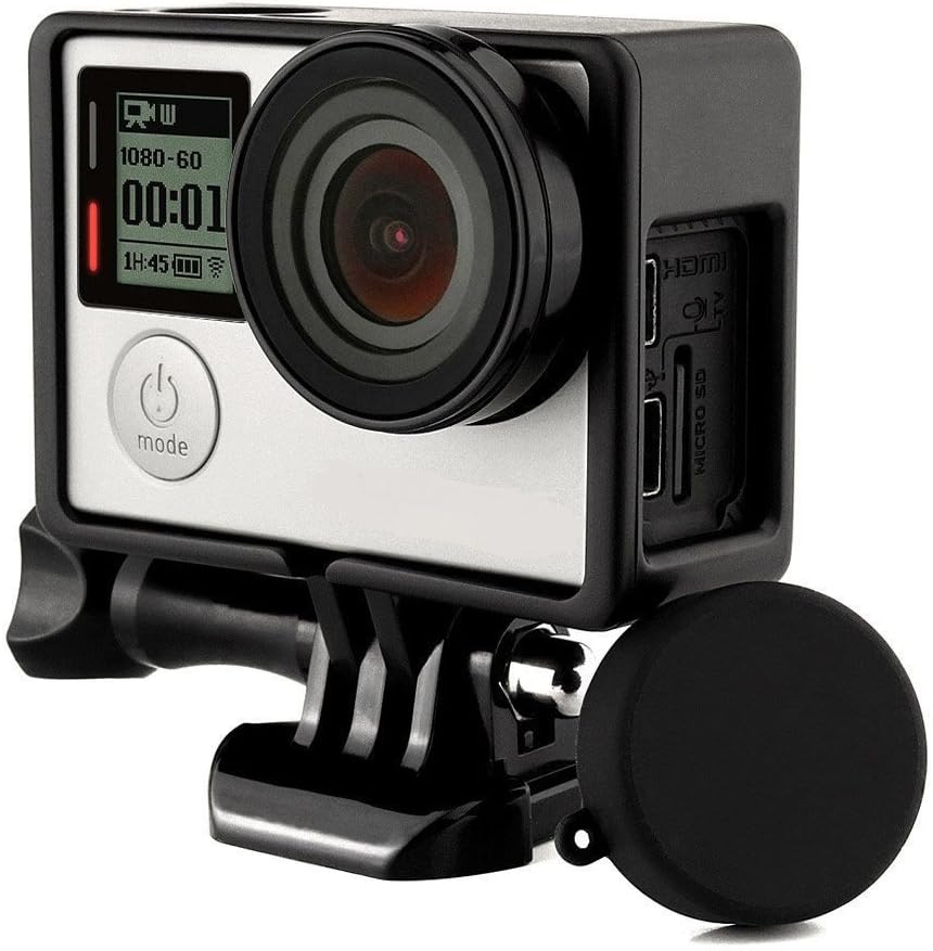 Taisioner Protective Housing Case Lens Cover with UV Filter Suit for GoPro Hero4 3 3+ Accessories