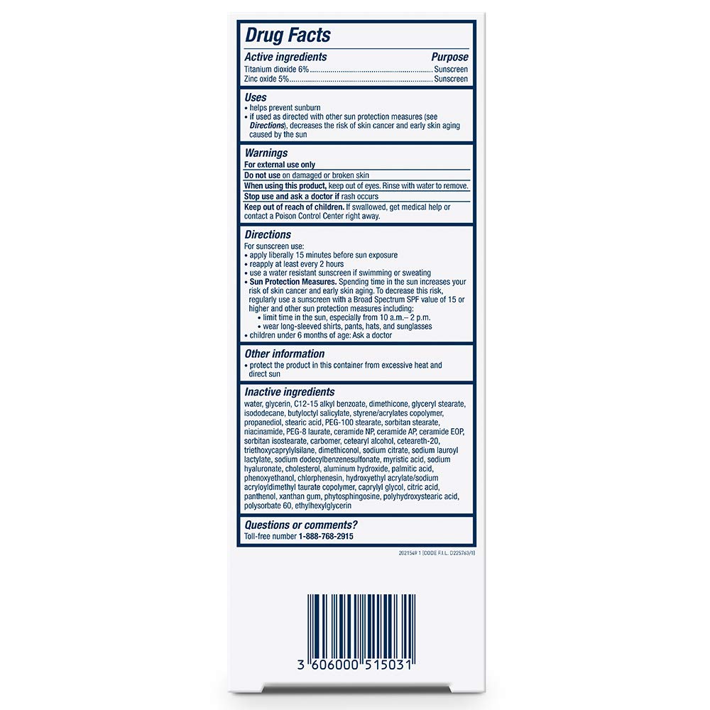 CeraVe 100% Mineral Sunscreen SPF 30 | Face Sunscreen with Zinc Oxide & Titanium Dioxide for Sensitive Skin | 2.5 oz, 1 Pack: Beauty