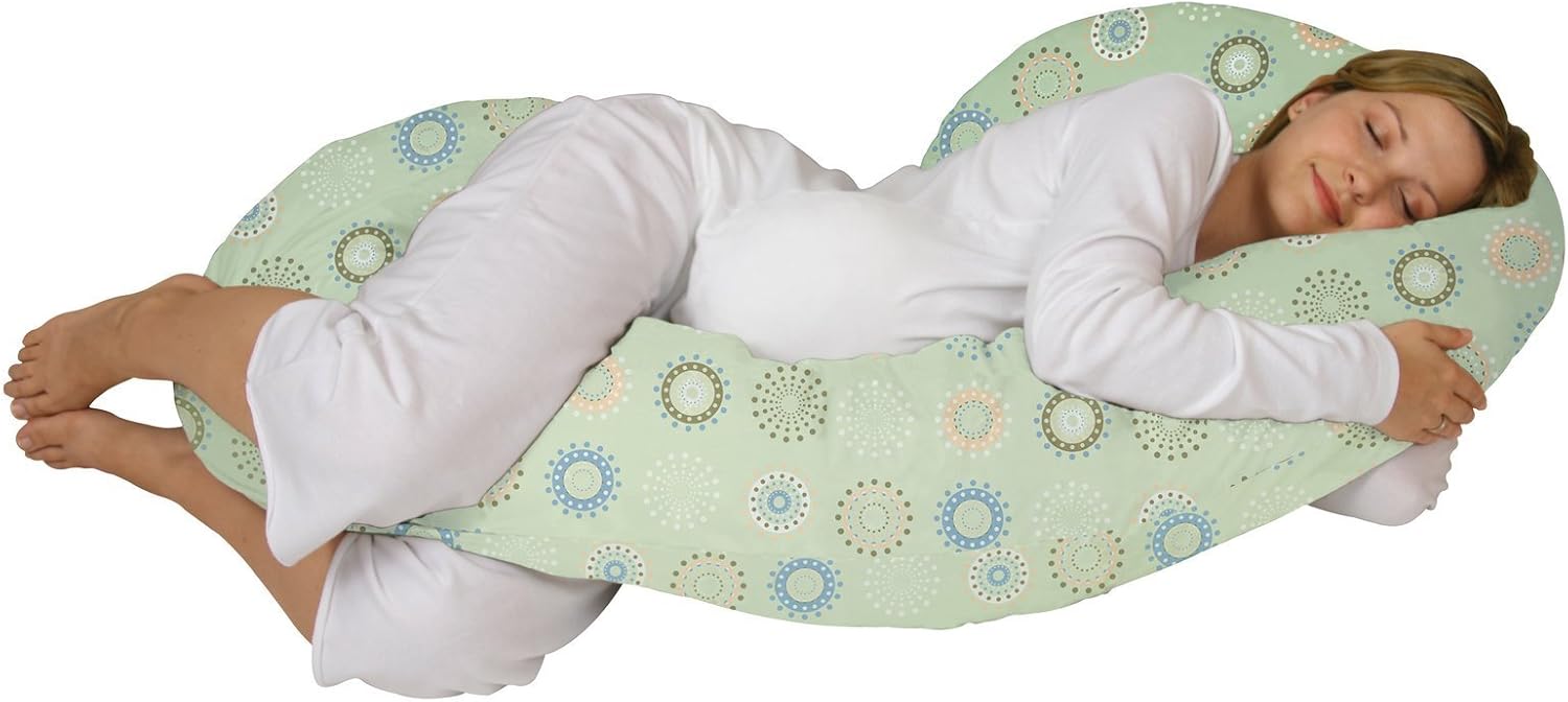 Leachco Snoogle Chic Snoogle Total Body Pregnancy Pillow With