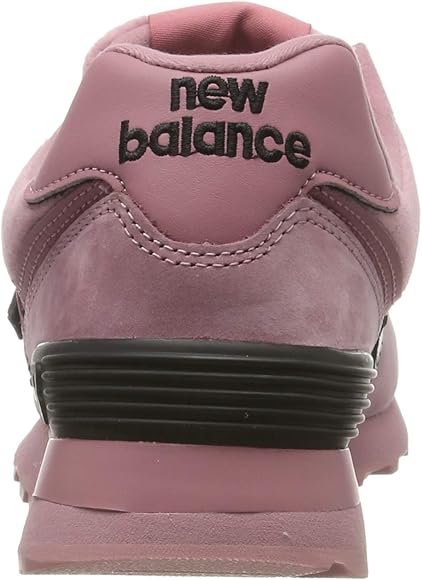 new balance pink 574 v2 suede trainers
