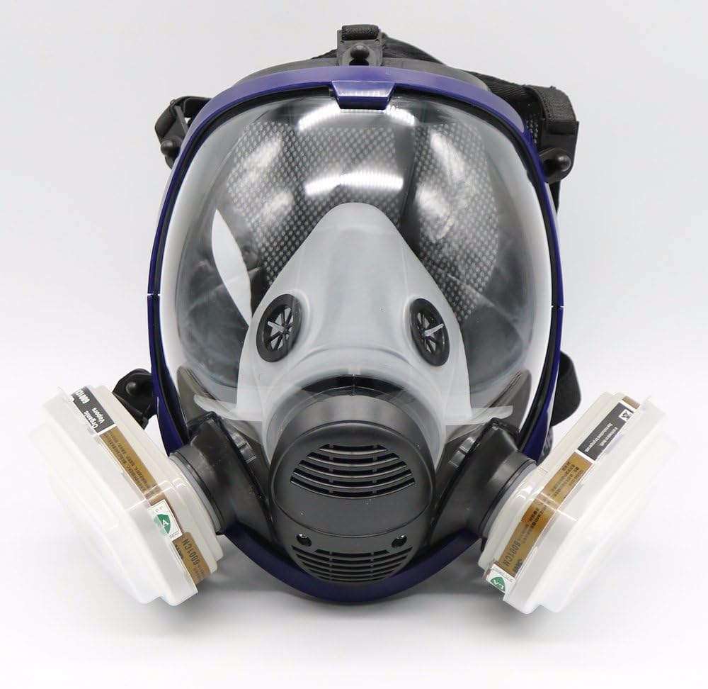 MBLUE 7Piece Suit Painting Spraying Decoration Woodworking For 6800 Mask Full Face Facepiece Respirator