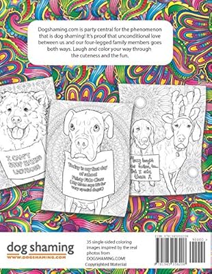 82+ Dog Shaming Coloring Book Free