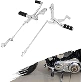 Motorcycle Forward Controls Complete Kit Fit For Harley Sportster XL 14-22 | Kit W/ Footpeg Lever Linkage Fit For Sportster XL Iron 883 XL883N Forty Eight XL1200X Roadster XL1200CX SuperLow XL883L 1200T