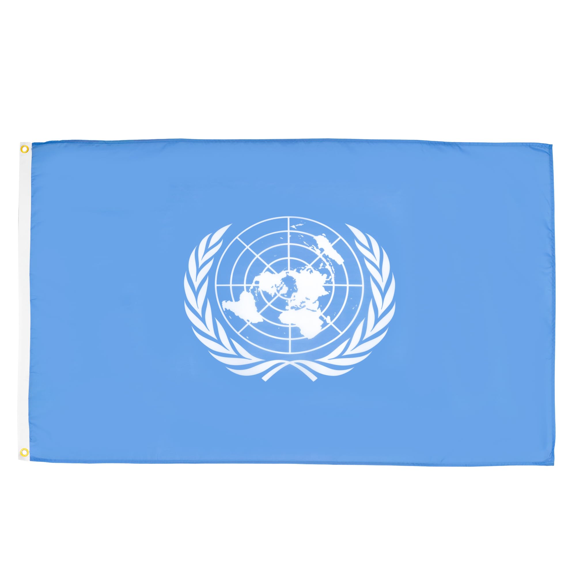 AZ FLAG - United Nations Flag - 3x5 Ft - 100D Polyester Uno Banner with Two Metal Grommets - Fade Resistant - Vivid Colors - 3' x 5' Feet - 150x90 Cm